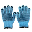 Spotted Blue mopindo Scarf and Gloves 1