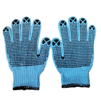 Spotted Blue mopindo Scarf and Gloves