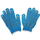 hand glove bintik colour blue 1