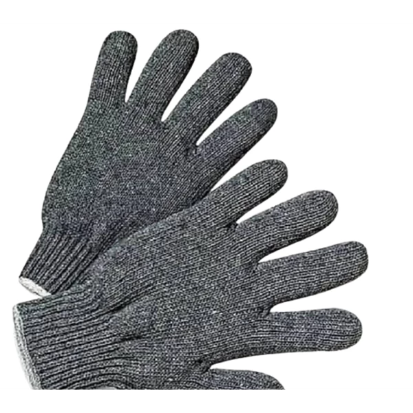 scarf and Gloves White Wrist Ash Yarn